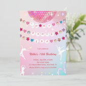 Invitation Bracelet d'amitié À Mon Ère de Danse Ballet (Debout devant)