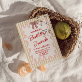 Invitation Bracelet de mâchoire peint à la main Photo Anniver