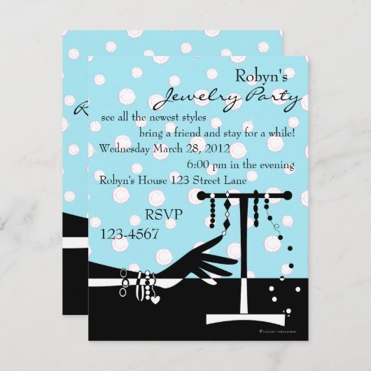 Invitation Bracelet Escapades (Devant / Derrière)