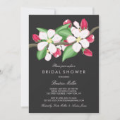 Invitation Branche Apple Blossom | Fête des mariées (Devant)