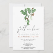 Invitation Branche aquarelle autour de la Fête des mariées d' (Devant)