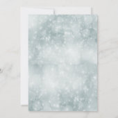 Invitation Branche de cône Boho Pine Fête de Noël (Dos)