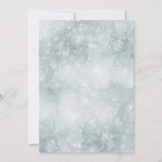 Invitation Branche de cône Boho Pine Fête de Noël (Dos)