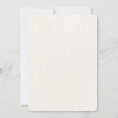 Invitation Branche de olivier verte aquarelle moderne (Dos)