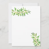 Invitation Branche de sauge vierge Ajoutez la vôtre (Devant)