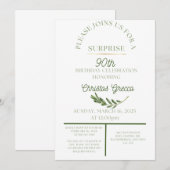 Invitation Branche d'Olivier  (Devant / Derrière)