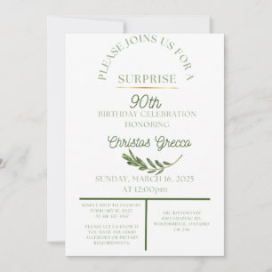 Invitation Branche d'Olivier 