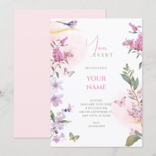 Invitation Branche florale