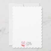 Invitation branchée Bachelorette Party (Dos)
