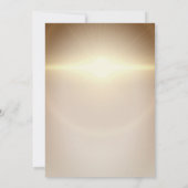 Invitation Branches d'arbre à pin, Boules, Soirée de Noël d'o (Dos)