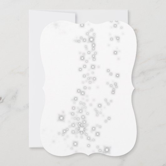 Invitation Branches d'arbre, Fête de Noël de la petite entrep (Dos)