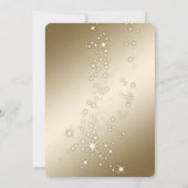 Invitation Branches de l'arbre de Noël, Fête de Noël d'entrep (Dos)