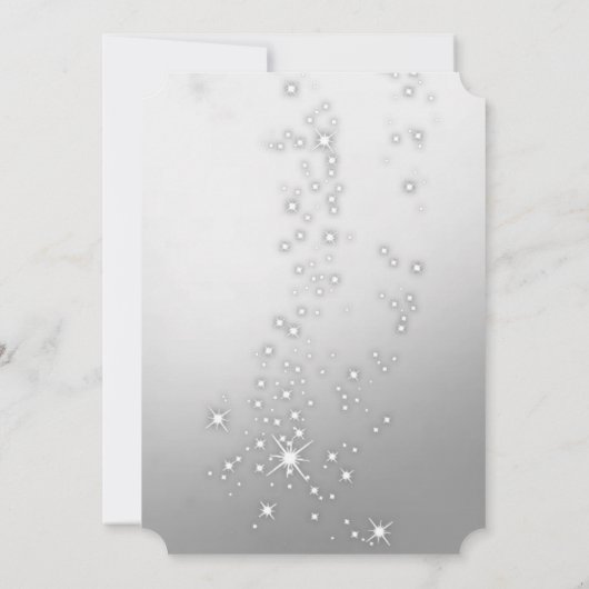 Invitation Branches de l'arbre de Noël, Fête de Noël d'entrep (Dos)