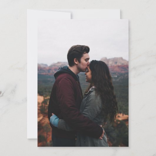 Invitation Branches de l'arbre d'hiver (Dos)