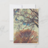 Invitation Branches de verre coloré (Devant)