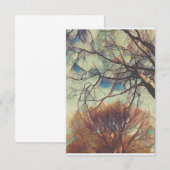 Invitation Branches de verre teinté (Devant / Derrière)