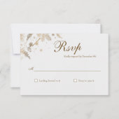 Invitation Branches d'hiver Mariage RSVP (Devant)