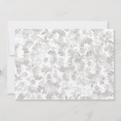 Invitation Branches japonaises d'oiseaux Feuilles Vintages (Dos)