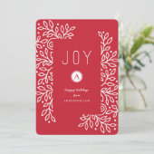 Invitation Branches Joyeuses Fêtes d'entreprise (Debout devant)