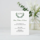 Invitation Branches Vertes (Debout devant)