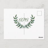 Invitation Branches Vertes (Dos)