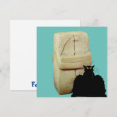 Invitation Brancusi Le Kiss et Les Conversations Noir (Devant / Derrière)