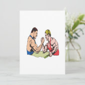 Invitation Bras de fer 2 (Debout devant)