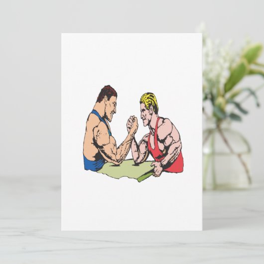 Invitation Bras de fer 2 (Debout devant)