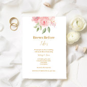 Invitation Brassages d'aquarelle ROSE avant que je fasse l'in