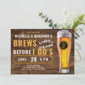 Invitation Brasserie avant I Dos Brasserie Mariage répétition (Debout devant)