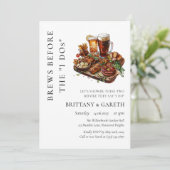 Invitation Brasserie Avant La Brasserie Wedding shower I Dos (Debout devant)