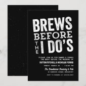 Invitation Brasserie avant le dîner de répétition de la brass (Devant / Derrière)