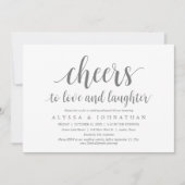 Invitation Bravo à l'amour et le rire, répétition Mariage (Devant)