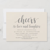 Invitation Bravo à l'amour et le rire, répétition Mariage (Devant)