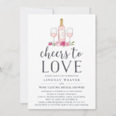 Invitation Bravo à l'amour | Fête des mariées de dégustation (Devant)