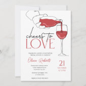 Invitation Bravo à l'amour | Fête des mariées de dégustation  (Devant)