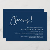 Invitation Bravo à l'amour, Fête des mariées Décontractée mod (Devant / Derrière)