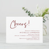 Invitation Bravo à l'amour, Fête des mariées Décontractée mod (Debout devant)