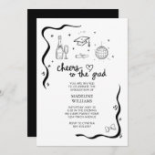 Invitation Bravo à l'invitation de Grad Graduation (Devant / Derrière)