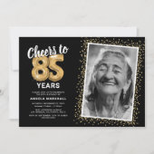 Invitation Bravo aux années 85e anniversaire Photo (Devant)