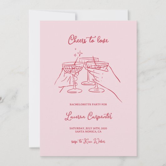 Invitation Bravo Bachelorette (Devant)