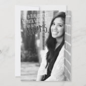 Invitation Bravo Elle L'A Fait Magazine Photo Diplôme (Dos)