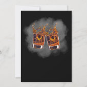 Invitation Bravo en faire une double fête Whiskey Glass (Dos)