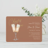 Invitation Bravo pour aimer la Fête des mariées de rouille (Debout devant)