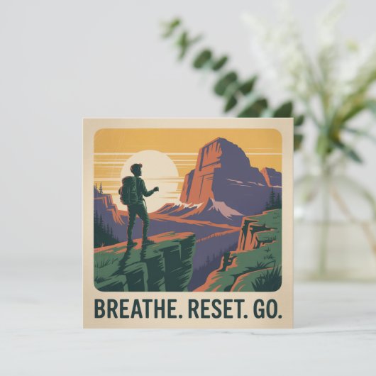 Invitation Breathe. Reset. Go. (Debout devant)
