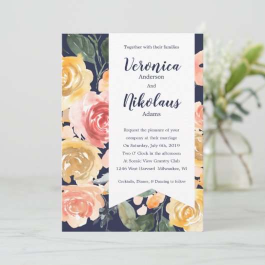 Invitation Breezy Romance (Debout devant)