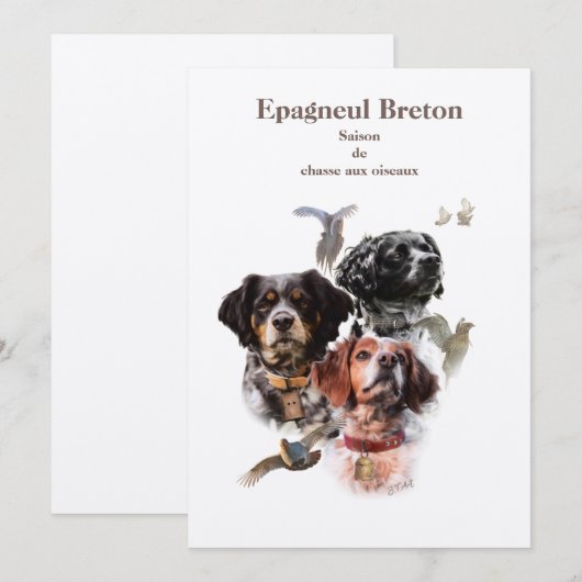 Invitation Bretagne Espagne (Devant / Derrière)