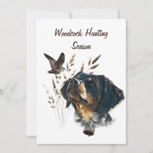 Invitation Bretagne Espagnol et bécasse