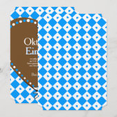 Invitation Brettchen Oktoberfest (Devant / Derrière)