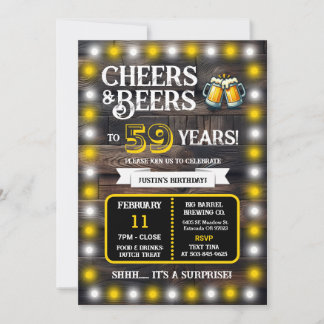 Invitation Brewery Surprise Cheers and Beers to 59 Years